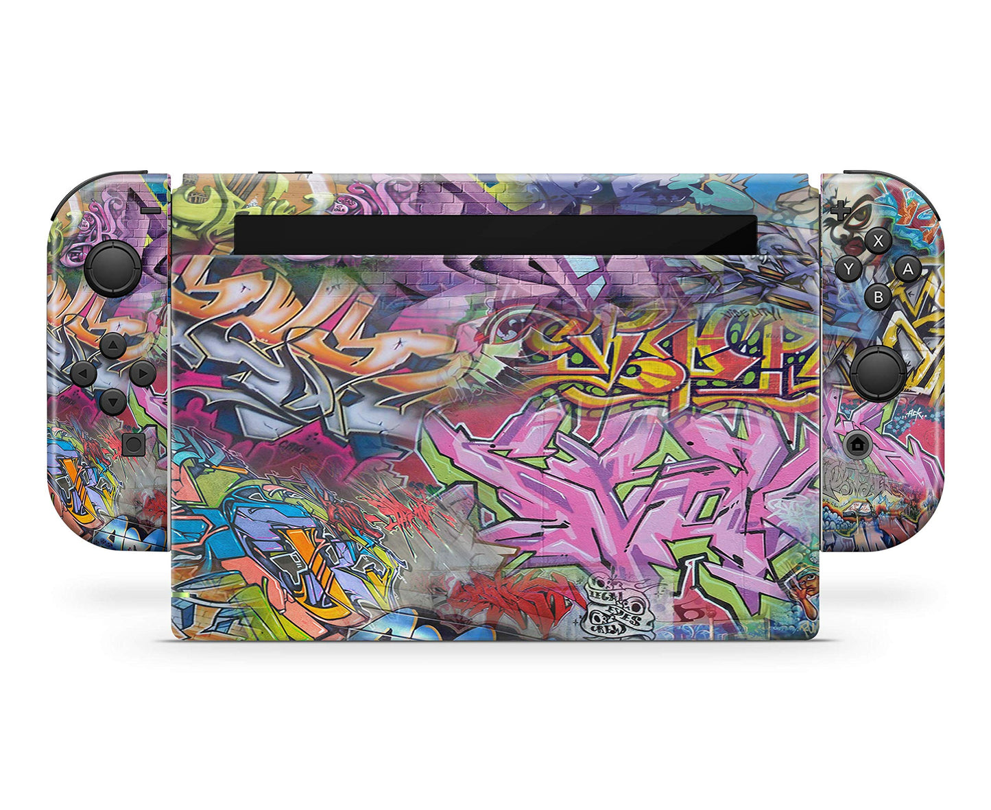 giZmoZ n gadgetZ Graffiti Skin Decal for Nintendo Switch Console + Controller, GRAFFITI, Model GNG-Switch-GRAFFITI-SKINS