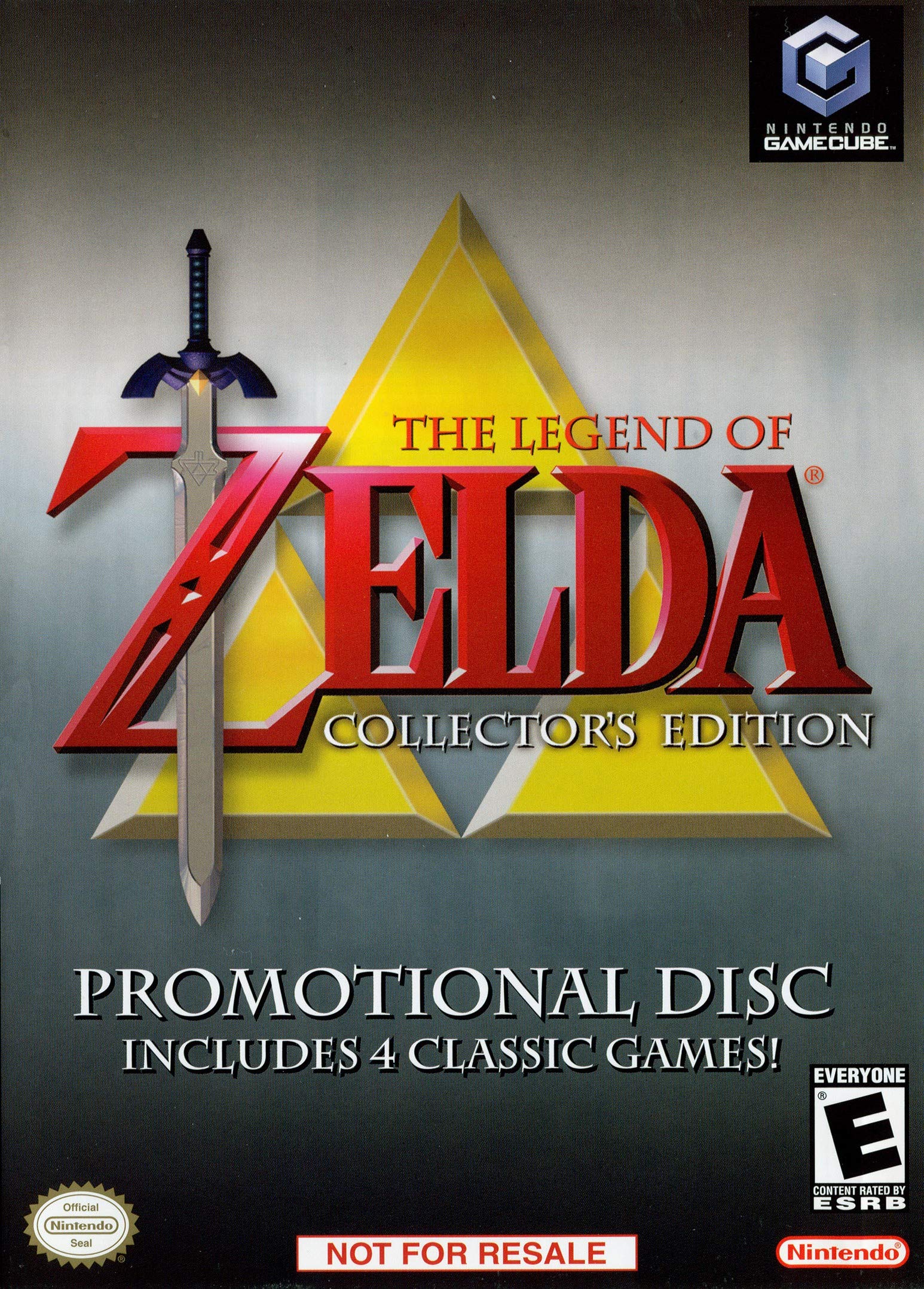 The Legend of Zelda: Collectors Edition (Zelda / Zelda II: The Adventure of Link / Ocarina of Time / Majoras protective cover) (refurbished)