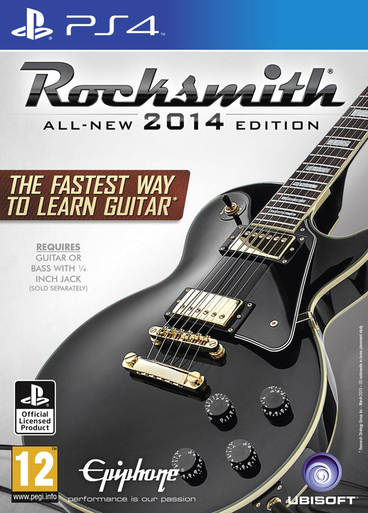 Ubisoft Rocksmith 2014 Edition with Real Tone Cable for PS4 - Enhance Your Guitar Skills