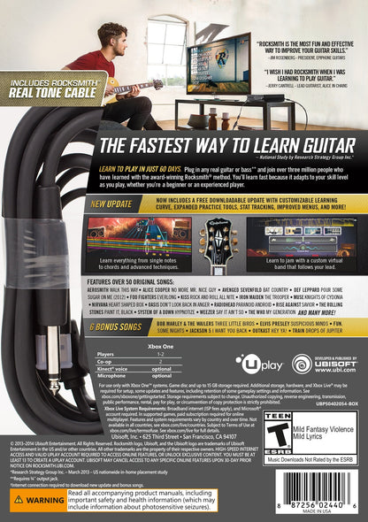 Ubisoft Rocksmith 2014 Edition Remastered - Xbox One Standard Edition