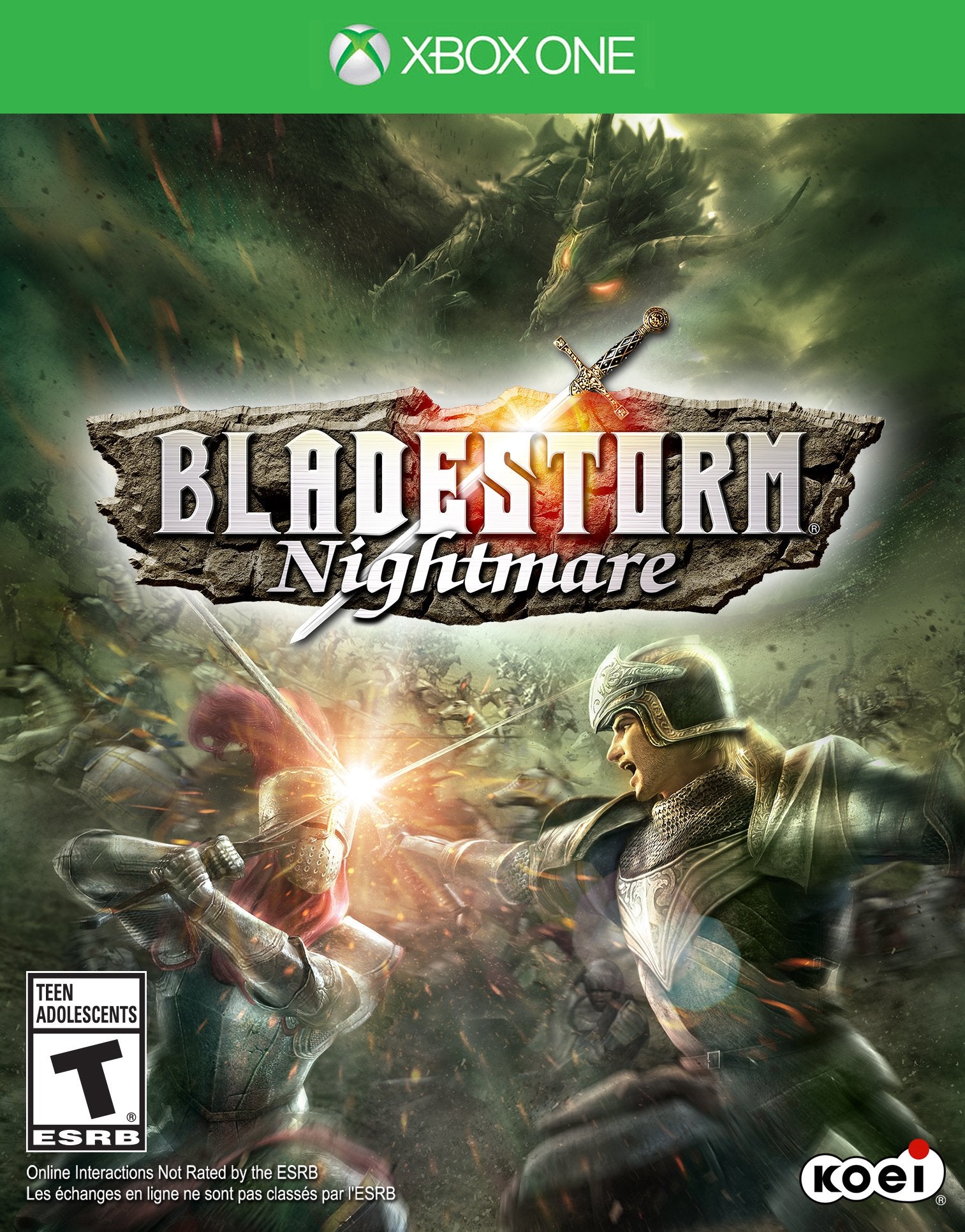 KT BLADESTORM: Nightmare - Xbox One Game, Model 0265, Action Adventure