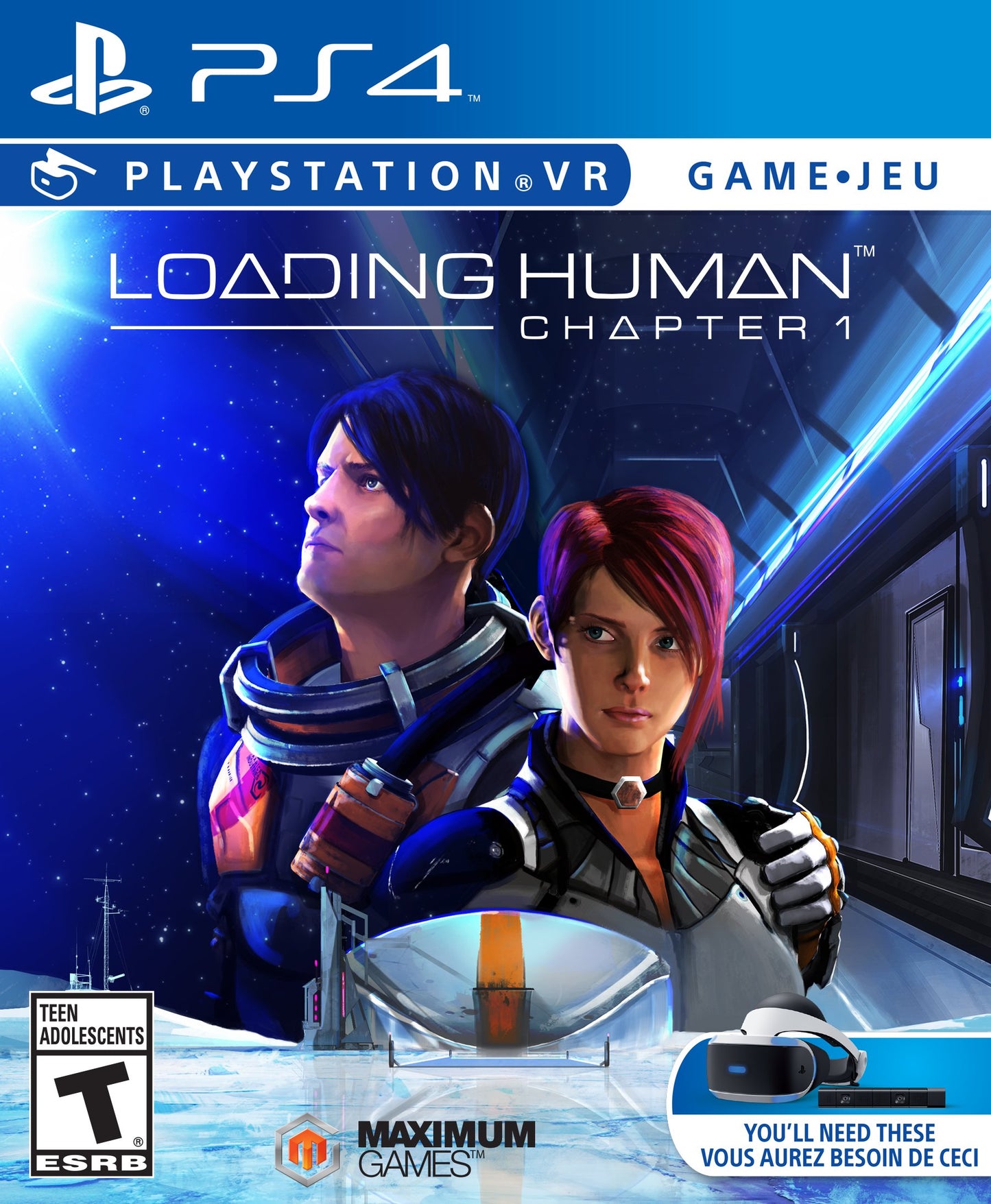Maximum Games Loading Human - PlayStation VR Game, Model 781357, Immersive Virtual Reality Experience