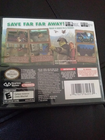 ACTIVISION Shrek the Third - Nintendo DS Game, Model ACTI9, Engaging Adventure for All Ages