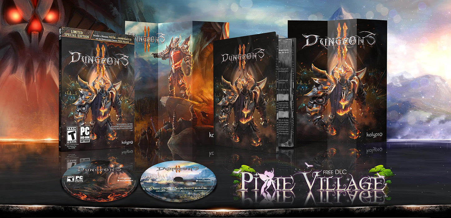 Kalypso Media Dungeons (PC DVD) - Windows - Model 645 - Adventure Game