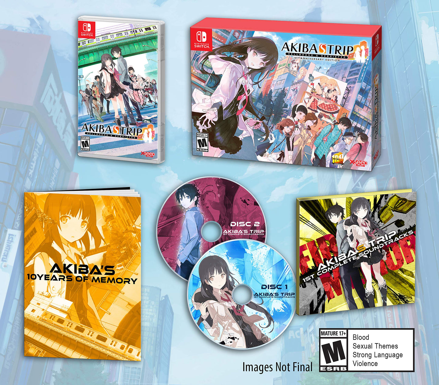Xseed Games Akiba's Trip: Hellbound & Debriefed - 10th Anniversary Edition for Nintendo Switch - Model 82154