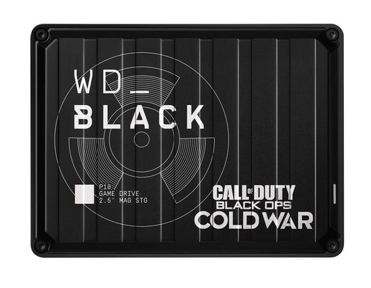 WD BLACK 2TB P10 Game Drive Call of Duty Special Edition: Black Ops Cold War  Portable External Hard Drive HDD  Compatible with Playstation  Xbox  and PC - WDBAZC0020BBK-WESN