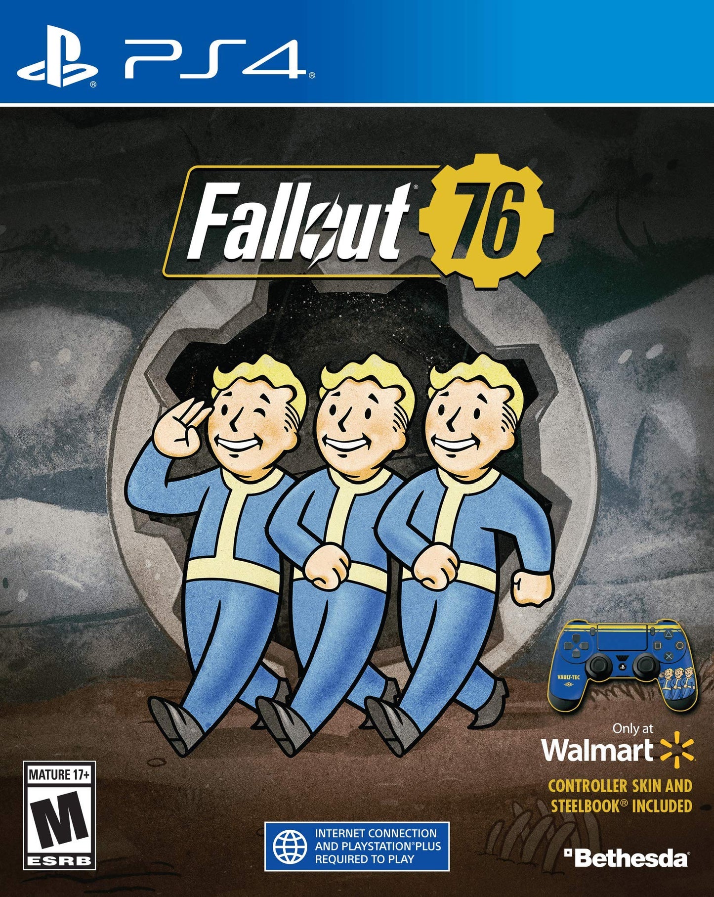 Fallout 76 with bonus Steelbook & Controller Skin (Playstation 4 - PS4)