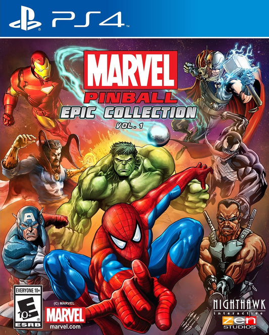 Nighthawk Interactive Marvel Pinball: Epic Collection Vol. 1 for PlayStation 4 - Engaging Gameplay Experience