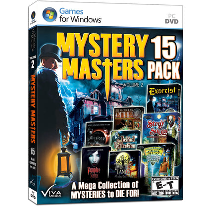 Viva Media Mystery Masters Volume 2 - 15 Pack, Engaging Puzzles for All Ages, Model V00848