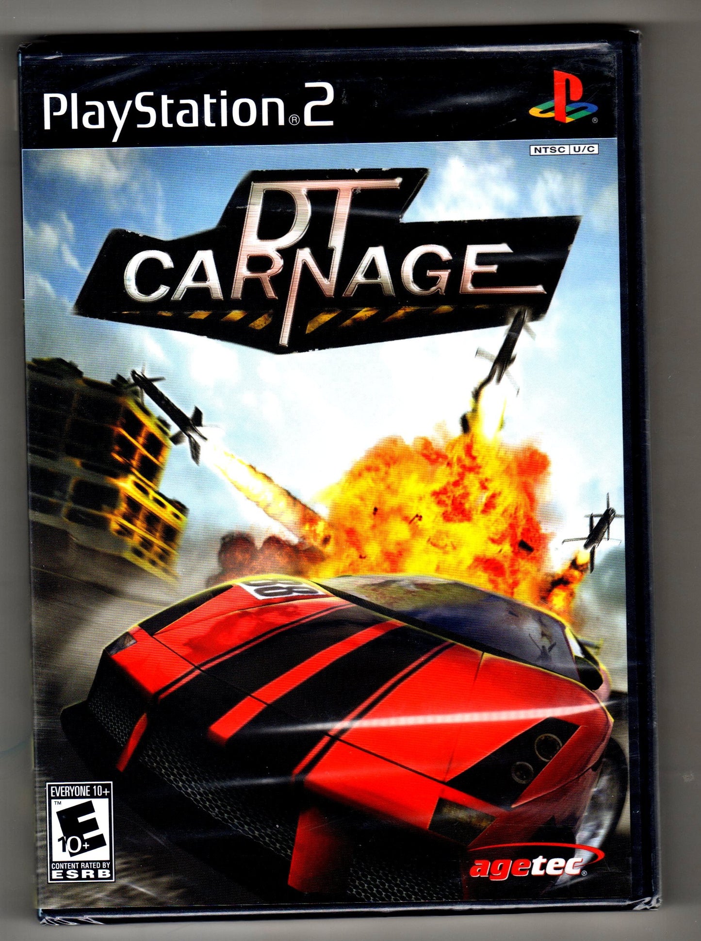 Agetec DT Carnage Game for PlayStation 2 - Model PST09350