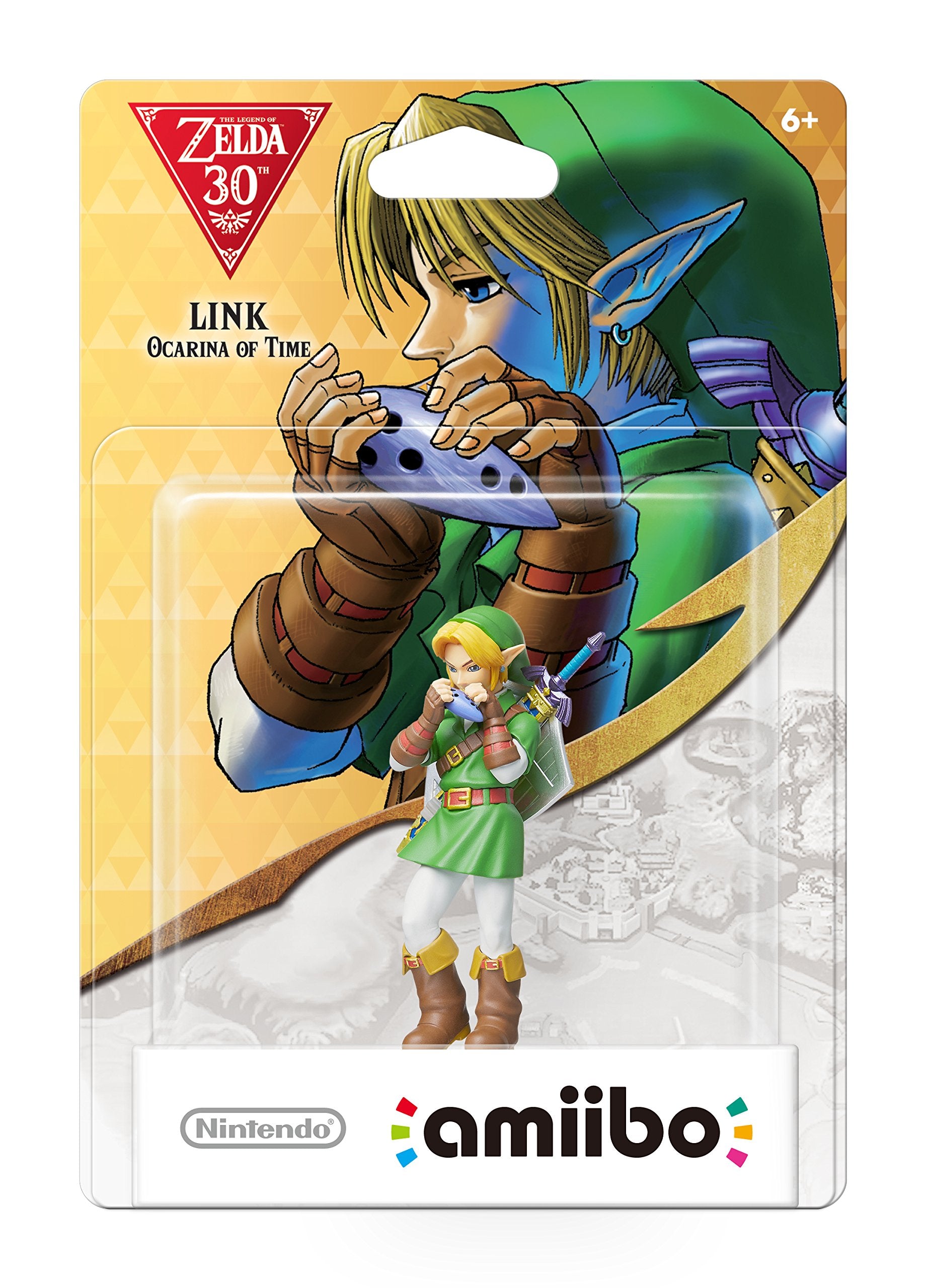 Nintendo Link: Ocarina of Time amiibo - Green/White, Model NVLCAKAB
