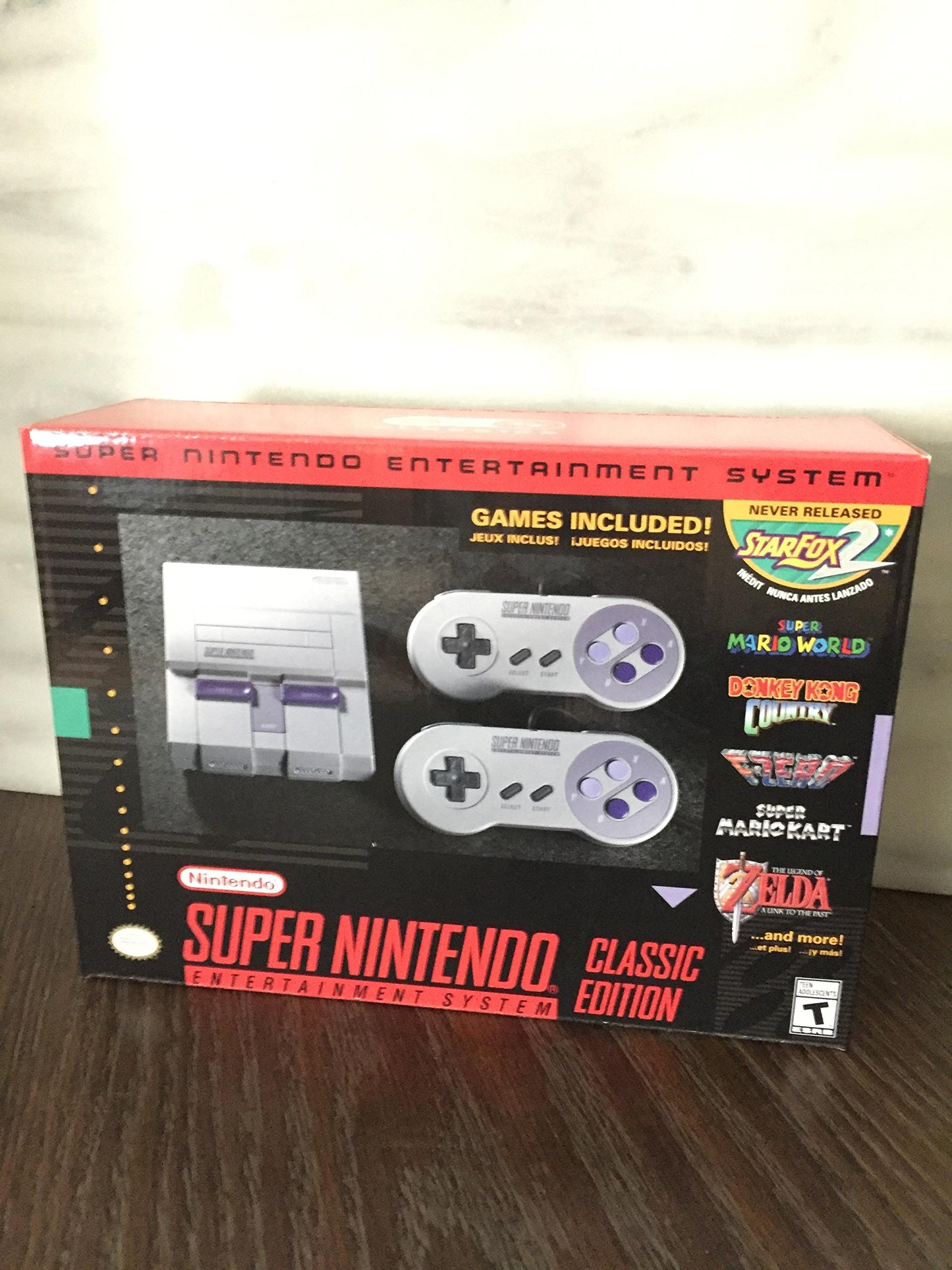 Nintendo Super NES Classic Edition Console - Gray, 12-inch, Model E3PlaceholderConsole1_NSW