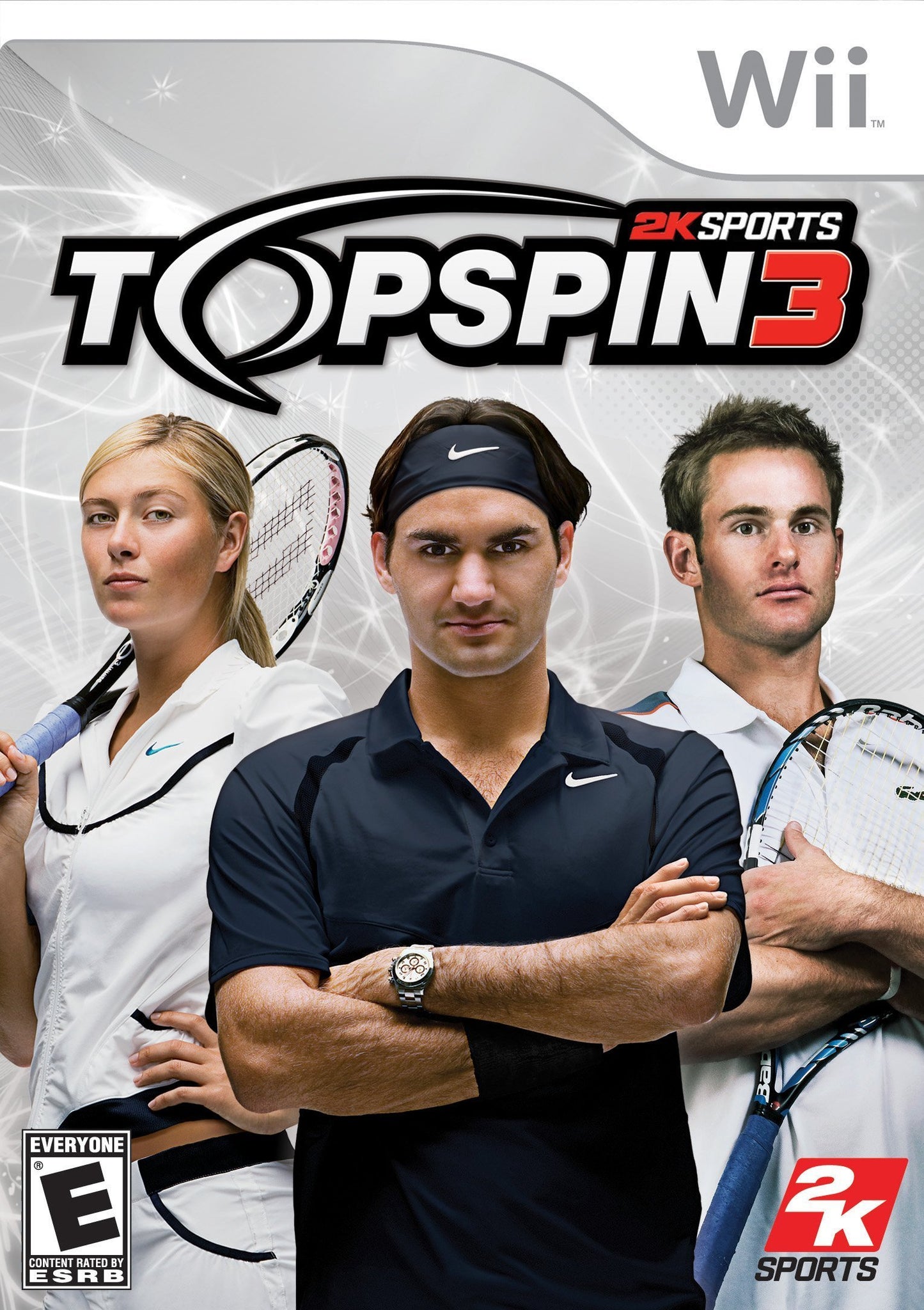 2K Top Spin 3 for Nintendo Wii - Sports Game, Model 34372