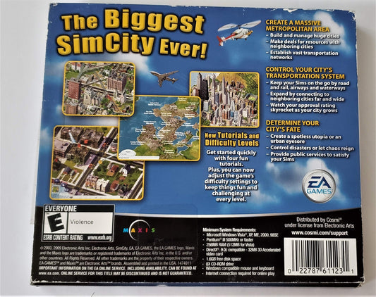 Electronic Arts SimCity 4 PC Game - Model 30134, Classic City-Building Simulation