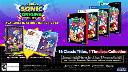 SEGA Sonic Origins Plus - PlayStation 4 Game, Model SEG63301PS4, Classic Collection