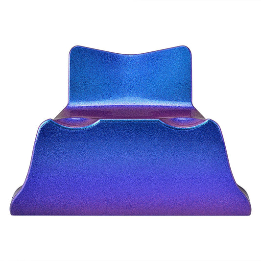 eXtremeRate Chameleon Purple Blue Glossy Controller Display Stand for PS4  Gamepad Accessories Desk Holder for PS4 Slim Pro Controller with Rubber Pads
