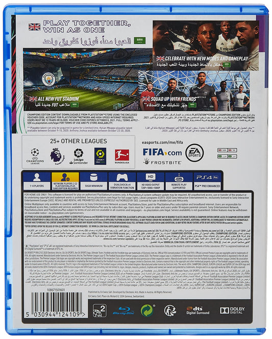 Electronic Arts FIFA 21 Champions Edition - PlayStation 4 Game, Model 37811