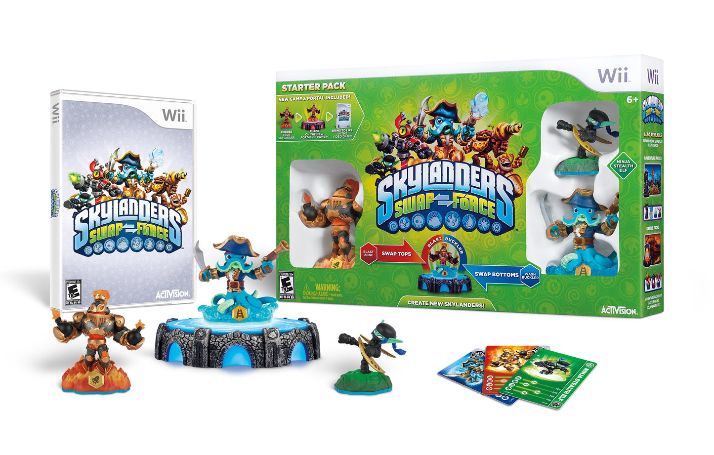 ACTIVISION Skylanders SWAP Force Starter Pack for Nintendo Wii - Model 84711