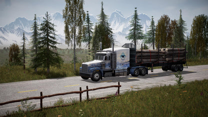 Green Man Gaming Alaskan Road Truckers: Highway Edition for PlayStation 5 - Engaging Truck Simulation Game