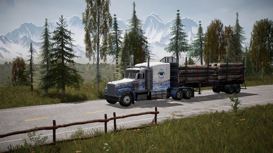 Green Man Gaming Alaskan Road Truckers: Highway Edition for PlayStation 5 - Engaging Truck Simulation Game