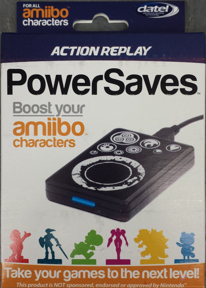 Datel Action Replay Powersaves for Amiibo - Character Boost & Cheats, Medium Size, Model DUS0396