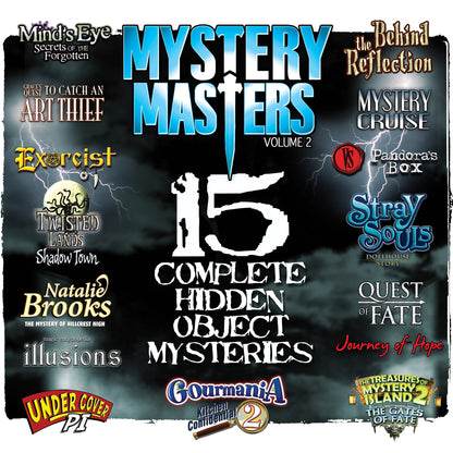Viva Media Mystery Masters Volume 2 - 15 Pack, Engaging Puzzles for All Ages, Model V00848
