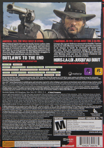 Rockstar Games Red Dead Redemption Game - Model 39574, Color Red