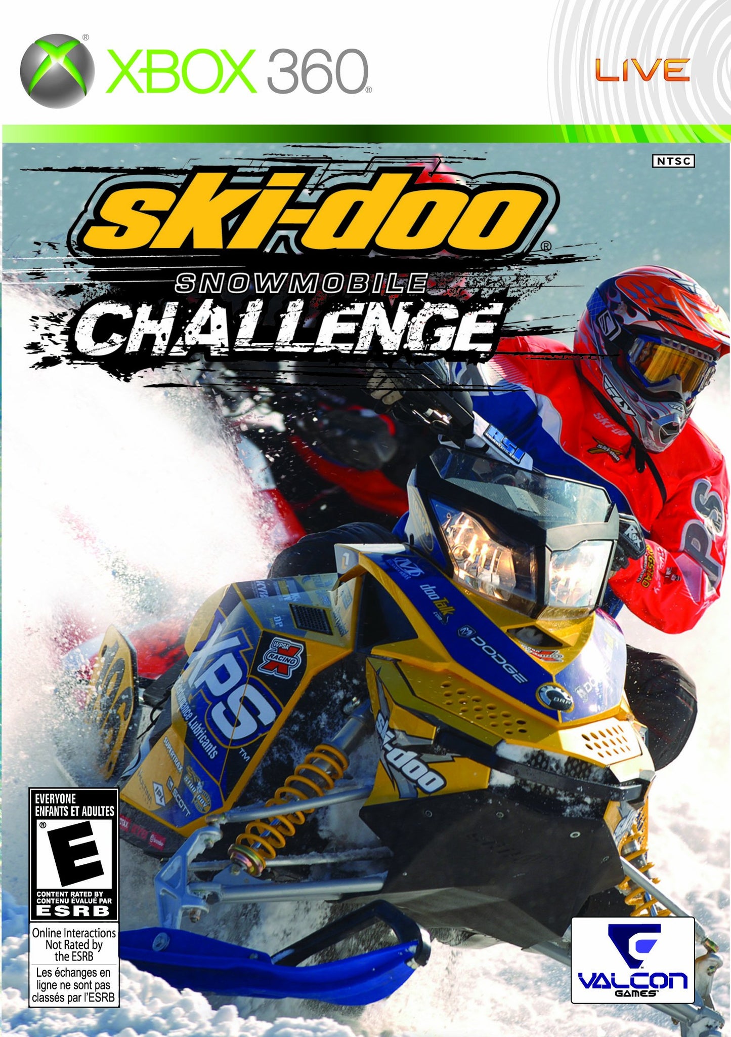 Ski Doo Snowmobile Challenge - Xbox 360 Game, Model 00143, Import Brand
