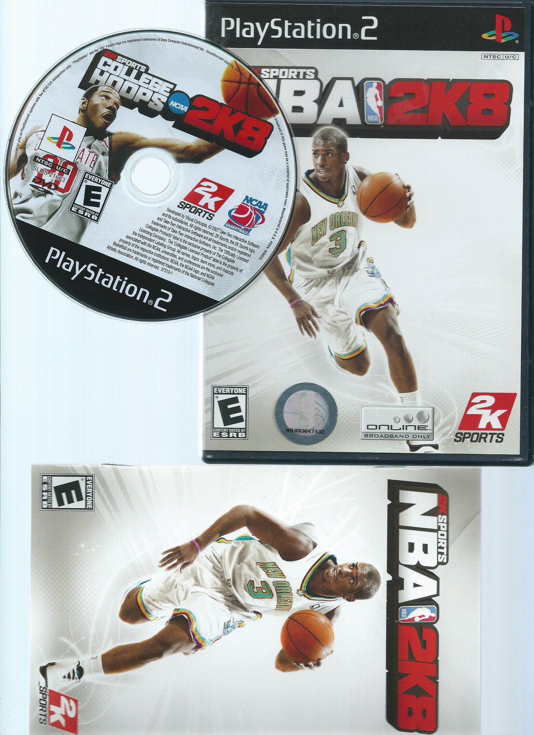 NBA 2K8 - PlayStation 2 Game by 2K Games - Model 37254, Basketball Simulation
