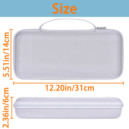 Aenllosi Hard Case for ASUS ROG Xbox Ally/Xbox Ally X, 7 inch, Grey White, Model A1329, Organizer for AMD Z2 Extreme Processor