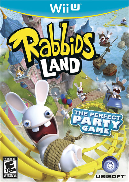 Ubisoft Rabbids Land - Nintendo Wii U Game, Model 18768, Fun Adventure for All Ages