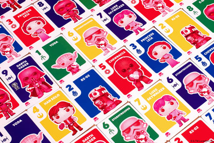 Funko Something Wild! Star Wars Card Game - Pink Darth Vader Pocket Pop! for 2-4 Players, Ages 6+, 2.5" x 2.5" x 3