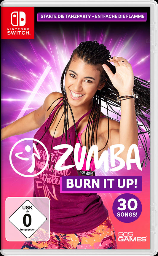 505 Games Zumba Burn it Up for Nintendo Switch - Model 427112, Dance Fitness Game