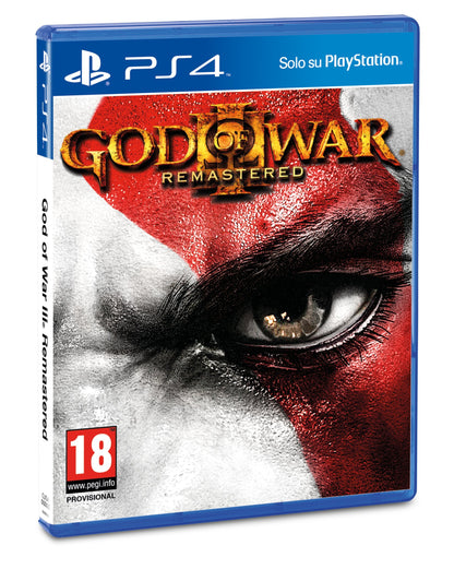 PlayStation God of War III Remastered - PS4 Game, White, Model 9995791