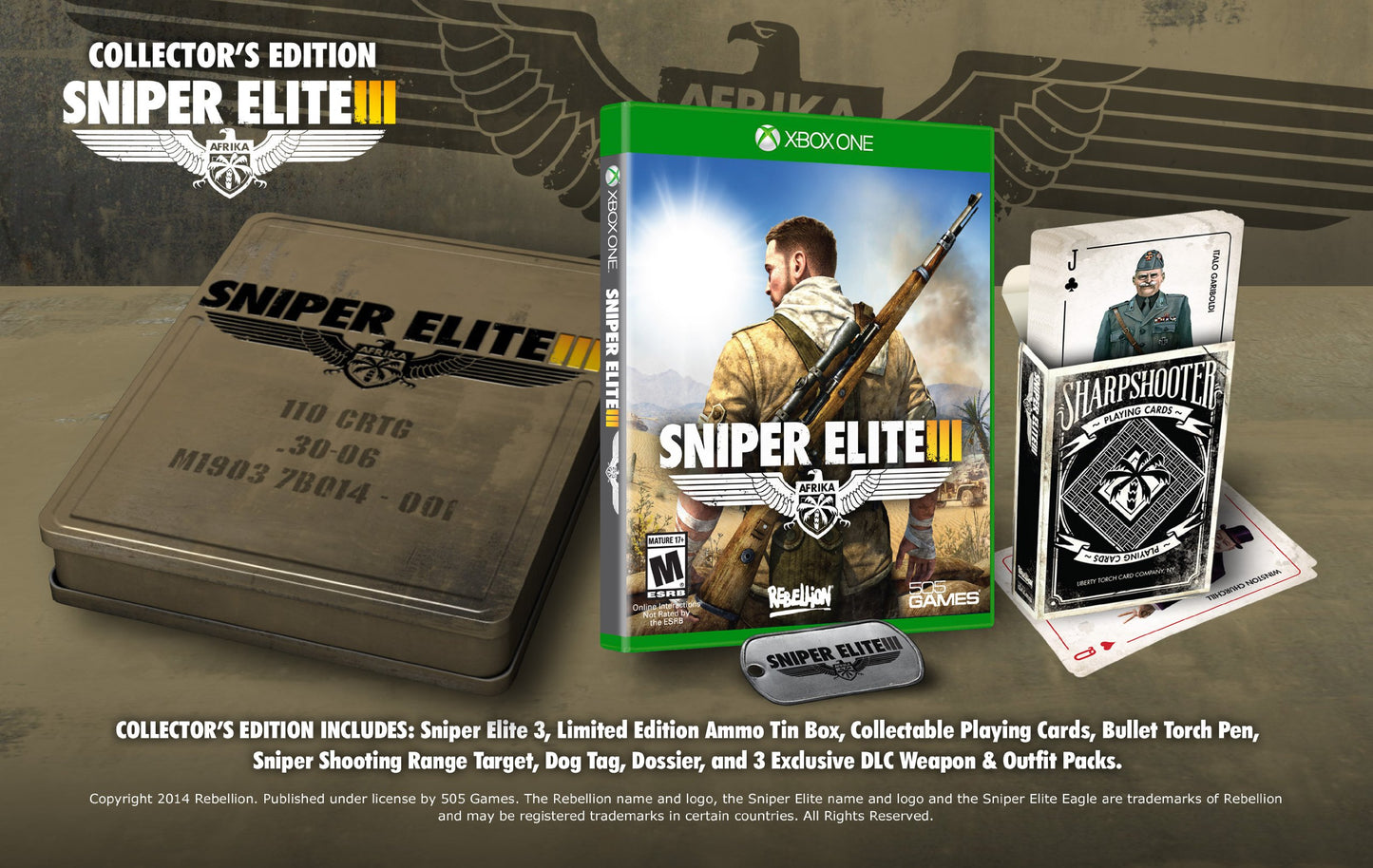 Sniper fine design III: Collectors Edition - Xbox One Collectors Edition