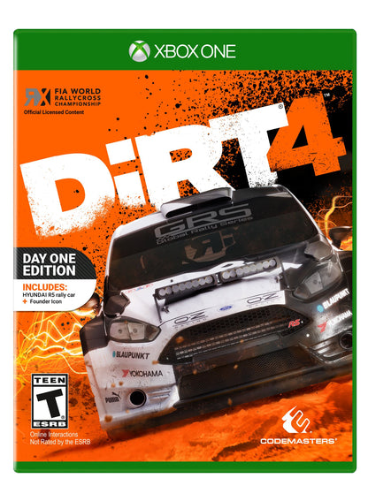 Deep Silver DiRT 4 - Day One Edition for Xbox One (Renewed) - Silver Color