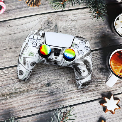 Oiokew Silicone Skin Cover for PS5 Controller - Anti-Slip Shell Case with 10 Joystick Grips - PS5 Controller #16