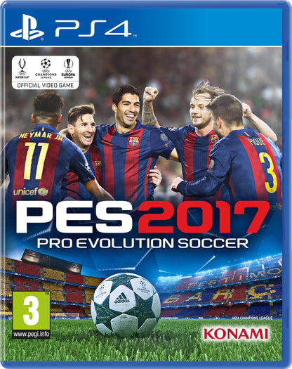Konami PES 2017 (PS4) - Soccer Video Game, Model 4012927102305