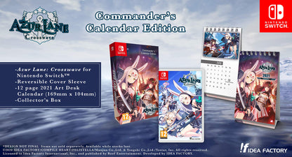 Idea Factory Azur Lane: Crosswave - Commanders Calendar Edition for Nintendo Switch, Model 239440