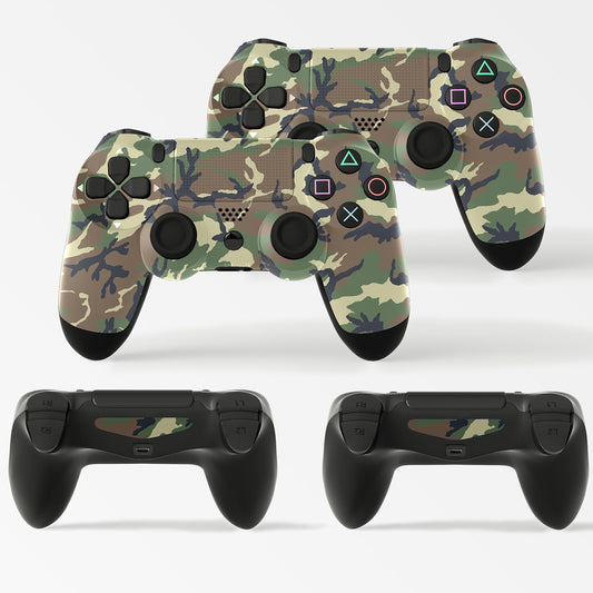 giZmoZ n gadgetZ Camouflage PS4 Controller Skins - Full Wrap Vinyl Sticker (2-Pack)