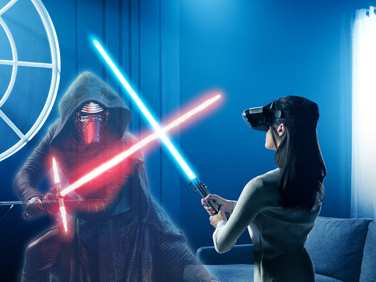 Lenovo Augmented Reality Experience - Star Wars Jedi Challenges, Black, Model ZA390002US, Smartphone Powered, 1 Size