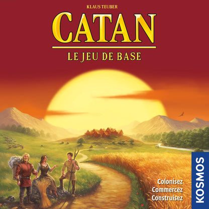 Asmodee Catan Board Game - Base Game 10+ Years, Multicolored, 29.5 cm x 7.3 cm x 29.5 cm, Model FICAT
