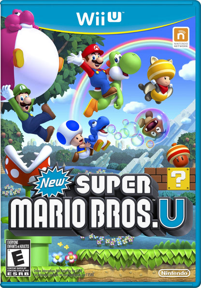 Nintendo New Super Mario Bros. U (Renewed) - Classic Platformer Game for Wii U