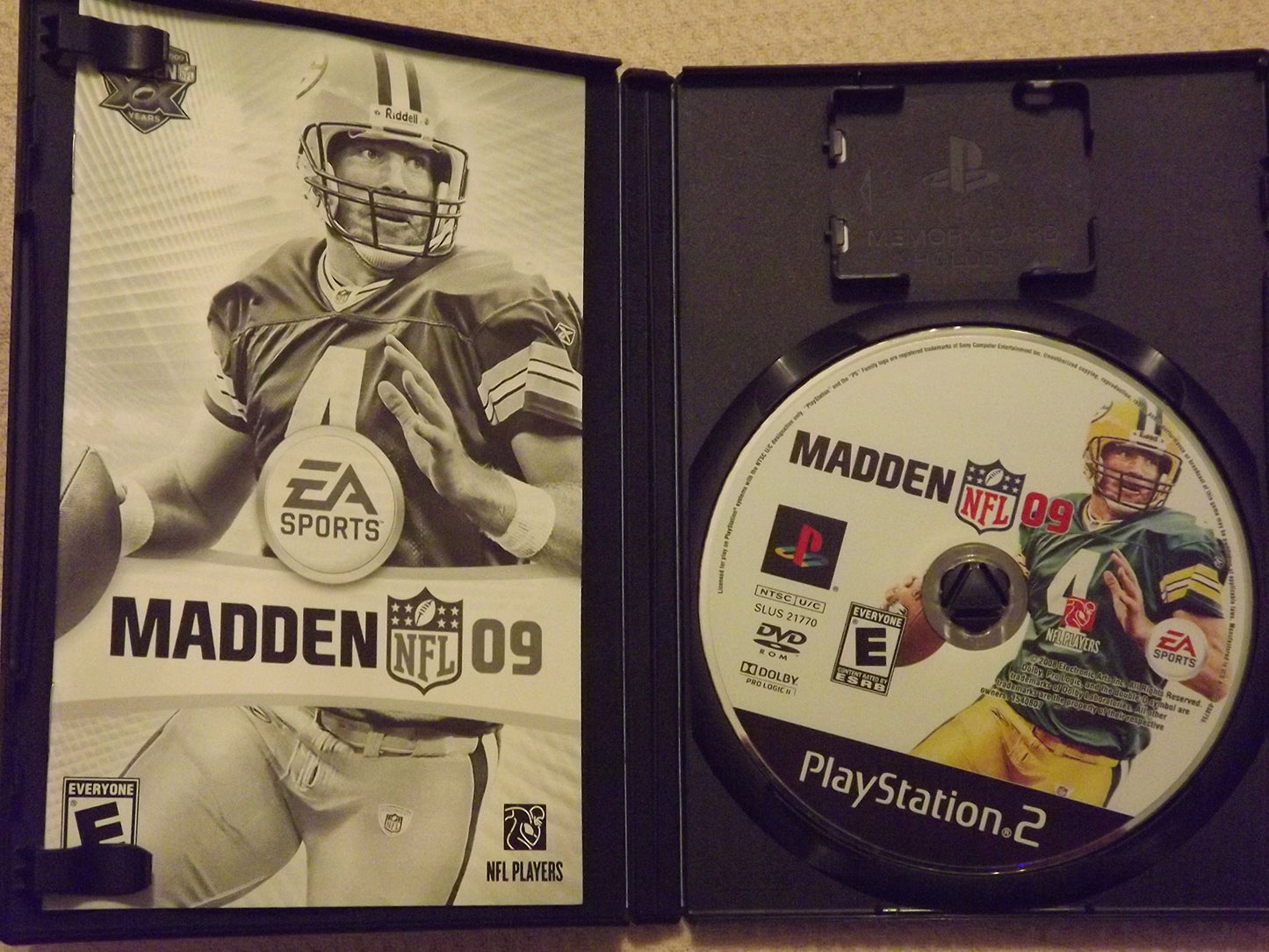 EA Sports Madden NFL 09 Video Game for PlayStation 2 - Model 15408