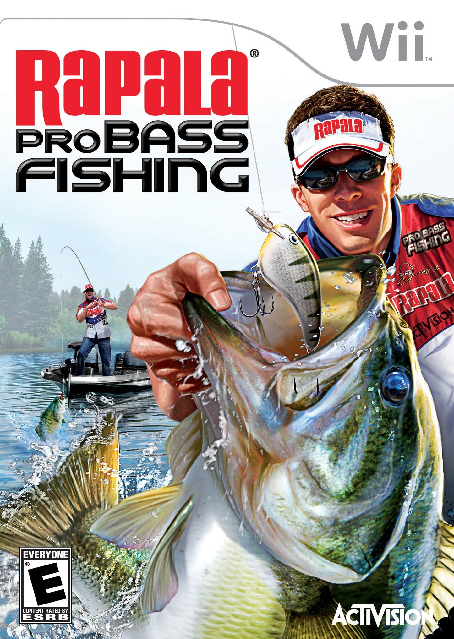 ACTIVISION Rapala Pro Bass Fishing 2010 - Nintendo Wii Game, Model 76422, Fishing Simulation, Fun for All Ages