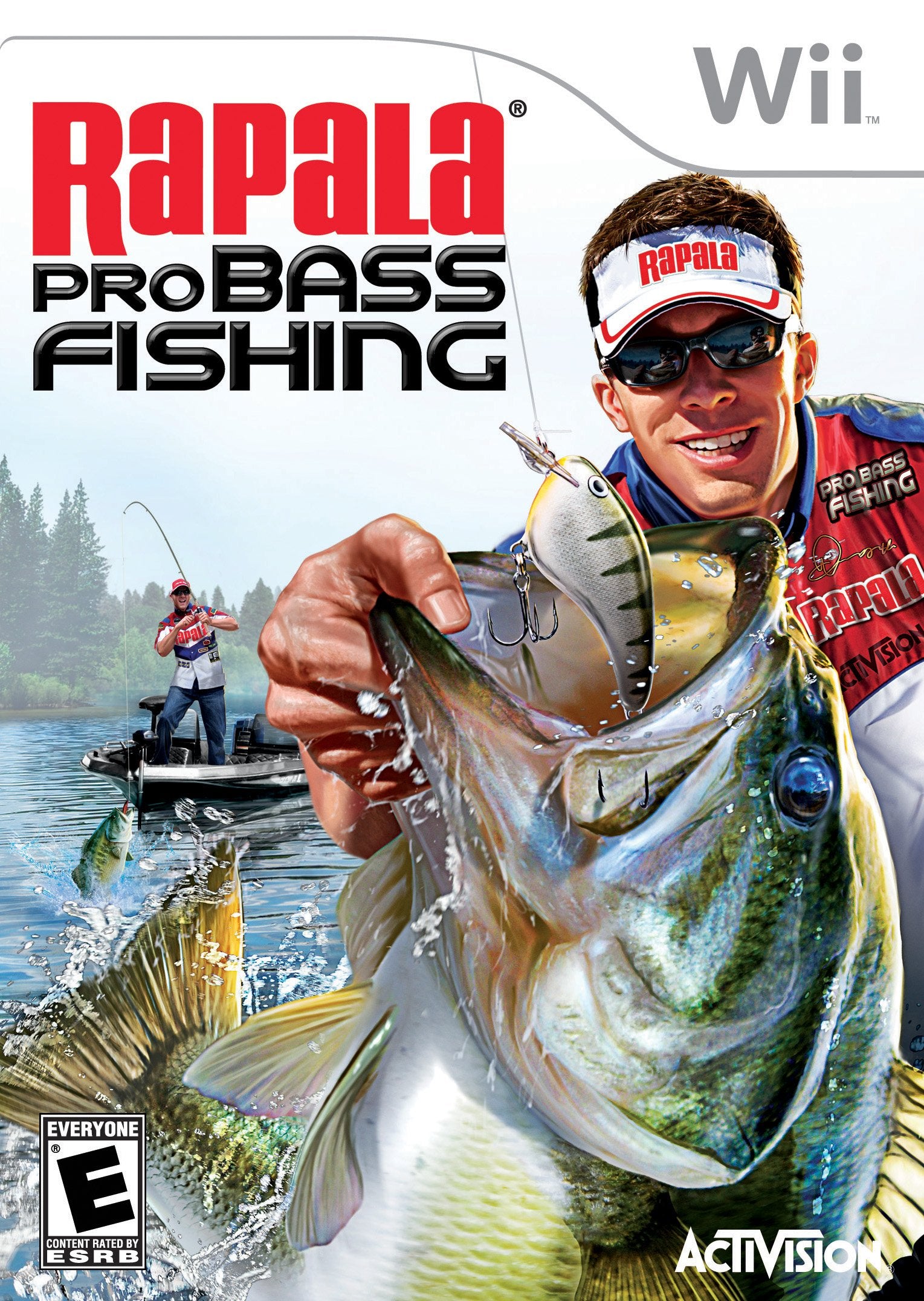 ACTIVISION Rapala Pro Bass Fishing 2010 - Nintendo Wii Game, Model 76422, Fishing Simulation, Fun for All Ages