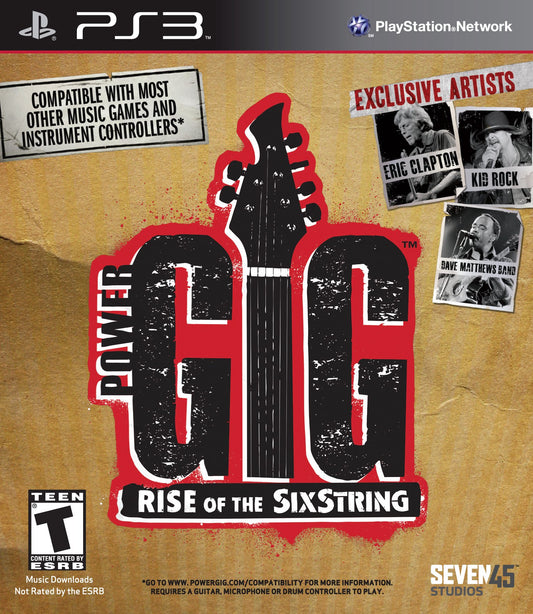 Seven45 Studios Power Gig: Rise of the SixString Game - PS3 - One Size - One Color - Model PGS-610PS
