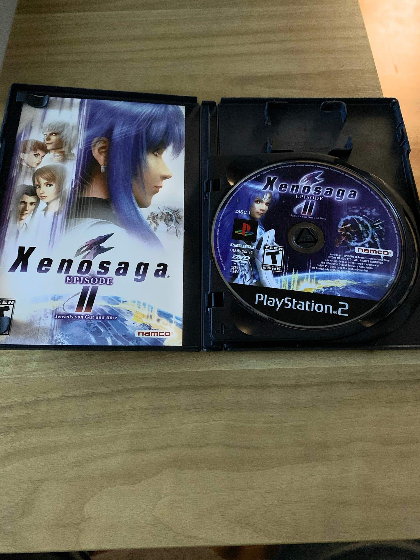 Bandai Namco Xenosaga Episode II: Jenseits Von Gut und Bose - PlayStation 2 Game, Model 10017