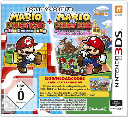 Nintendo Mario & Donkey Kong: Minis on the Move & Die Rückkehr der Mini-Marios! Download Code, Model 2228740