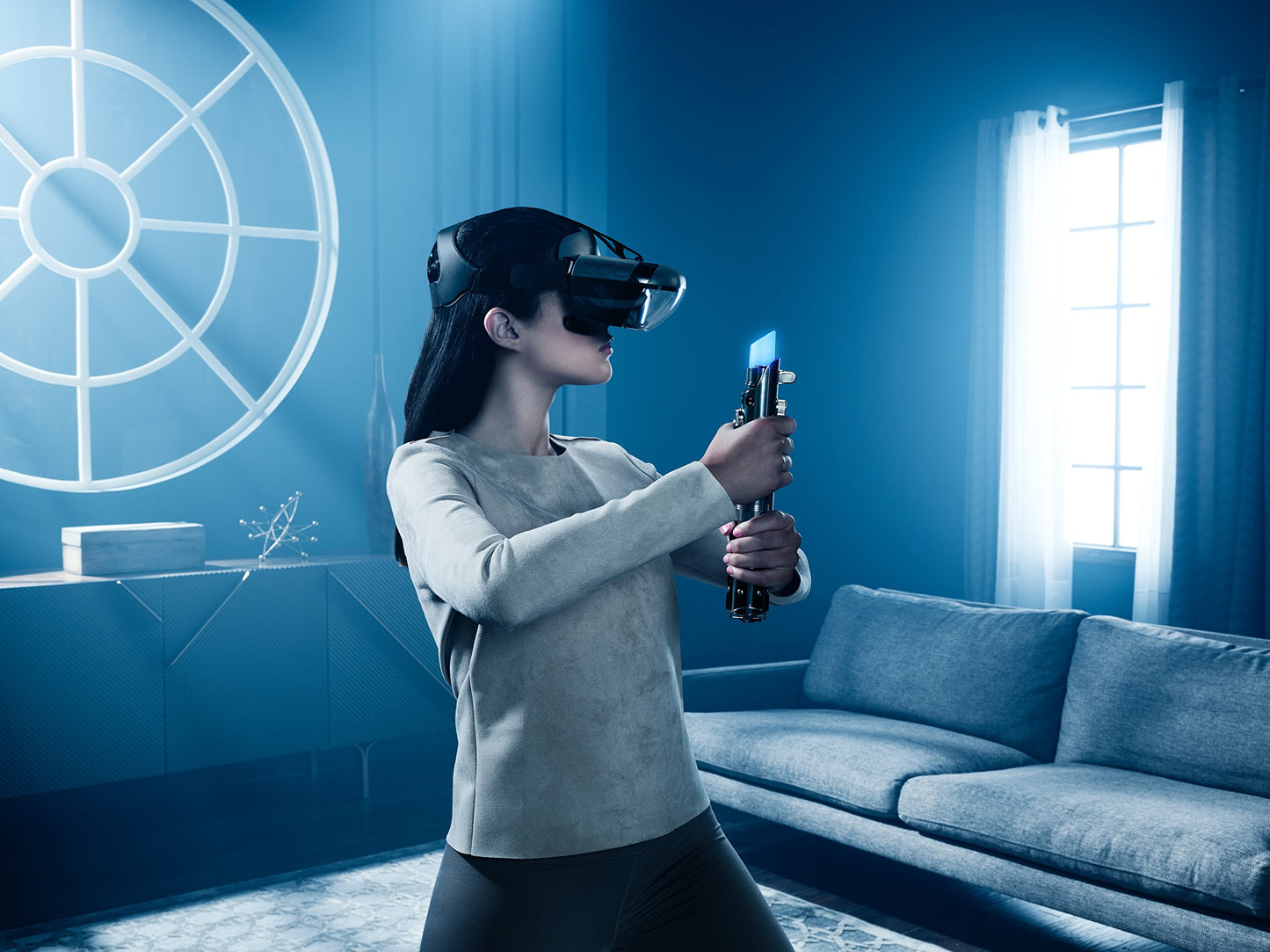 Lenovo Augmented Reality Experience - Star Wars Jedi Challenges, Black, Model ZA390002US, Smartphone Powered, 1 Size